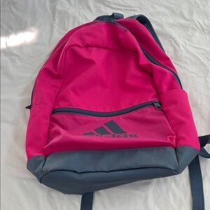Adidas Fuchsia and Charcoal Backpack